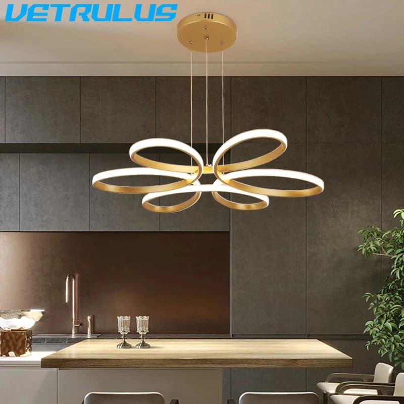 Plafonnier LED en Acrylique au Design Moderne, Luminaire Décoratif d'Nik, Idéal pour un Salon, une Salle à Manger ou une Chambre à Coucher