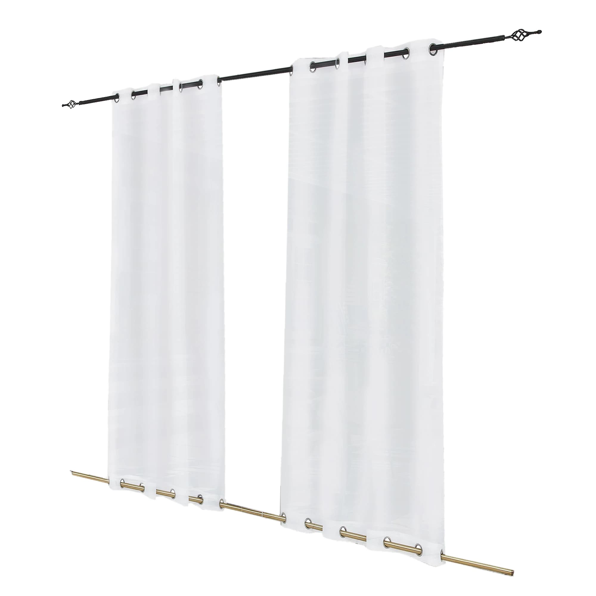 Rideaux transparents d'extérieur, stores à auvent imperméables pour la vie privée, porche, gazebo, terrasse et pergola