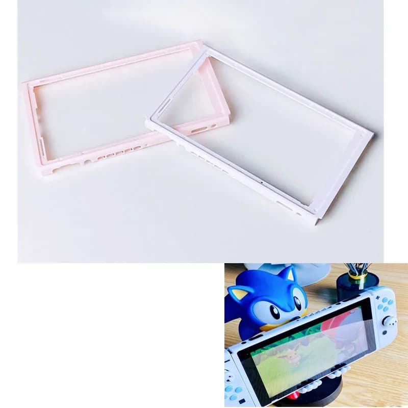 Cadre de boîtier avant, plaque frontale pour Nintendos Switch NS, boîtier de Console, coque, pièces de rechange