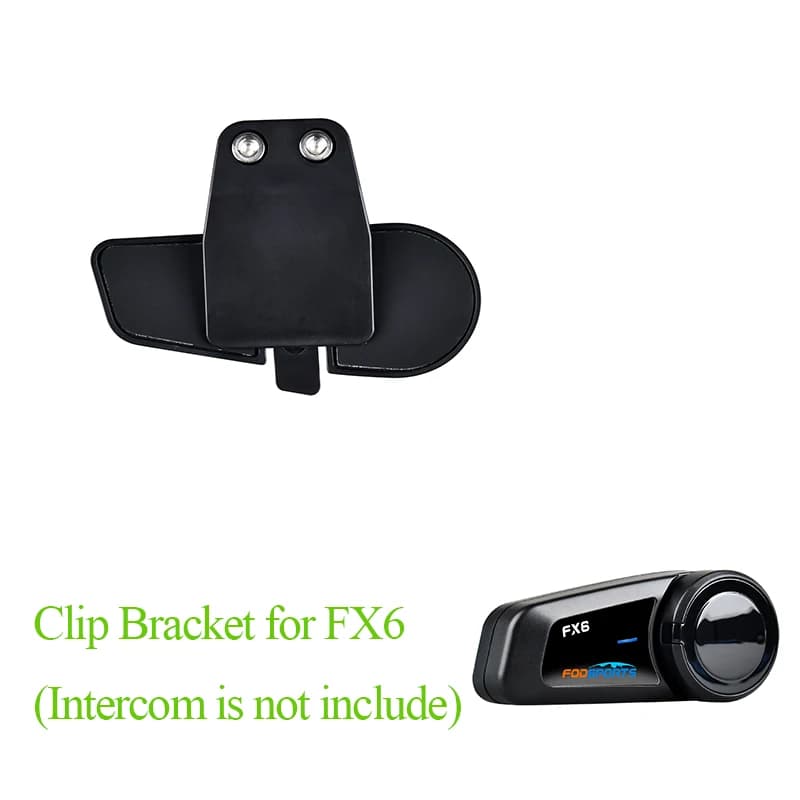 Accessoires d'intercom Bluetooth pour casque de moto Fodsports FX6, support de fixation pour interphone moto, support pour écouteurs, pièces de casque