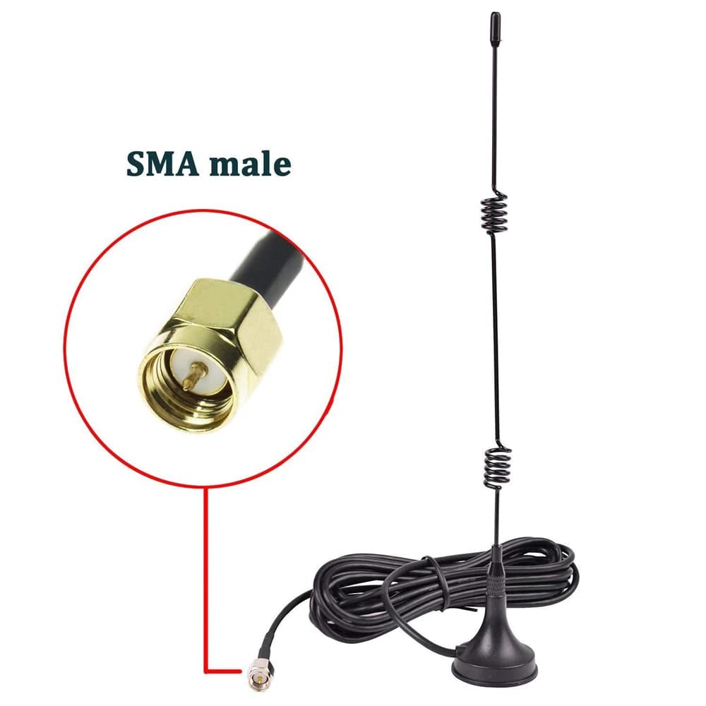 Antenne externe intérieure à Base magnétique 2.4G 7dBi, avec connecteur RP-SMA, pour routeur Wifi, Modem, câble de 3 mètres