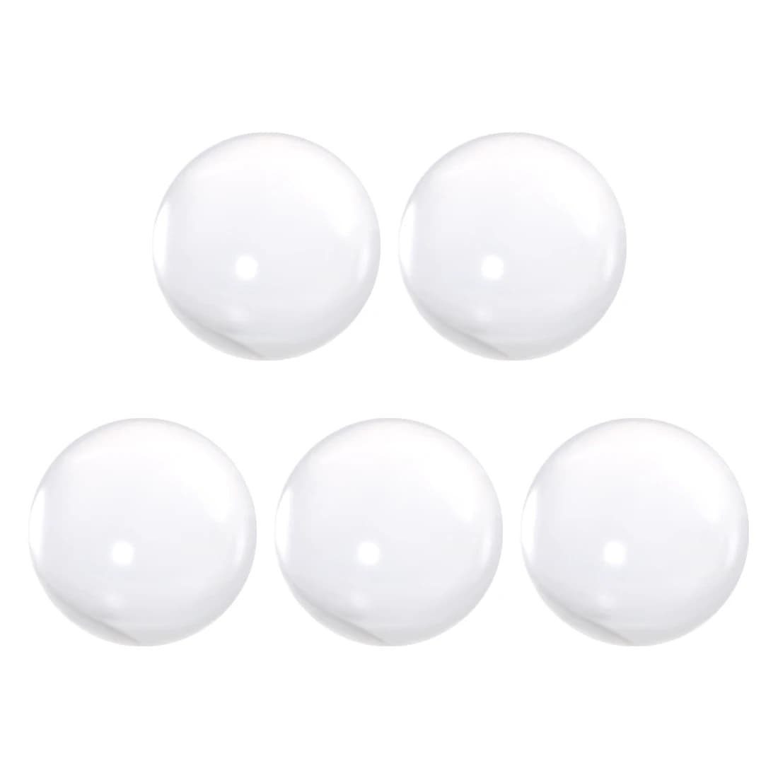 Uxcell 5 pièces boule acrylique plexiglas sphère ornement boules solides pour la décoration intérieure transparente 30mm