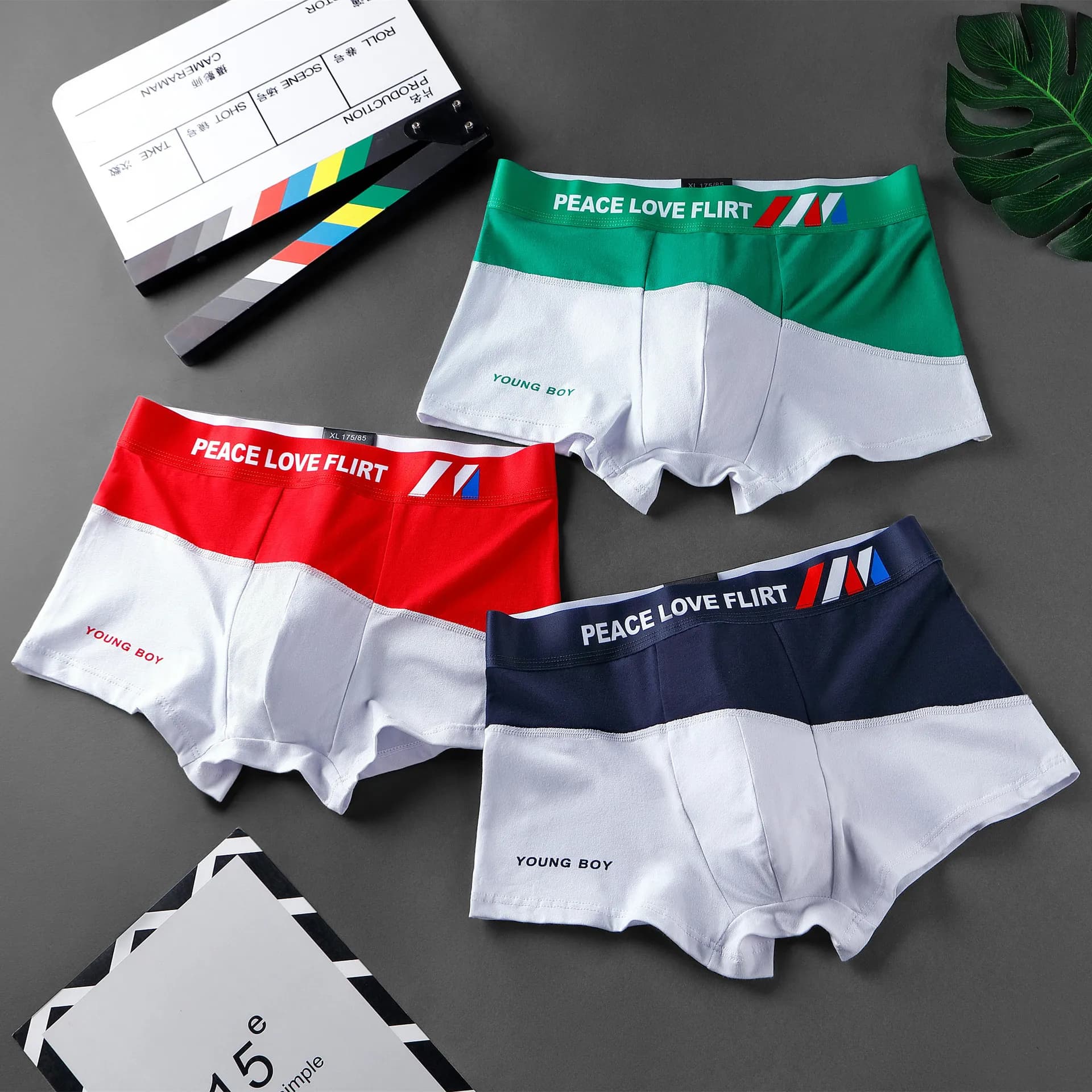 Marque Boxer hommes sous-vêtements hommes coton caleçon mâle pur hommes culottes Shorts sous-vêtements Boxer coton solide hommes Shorts