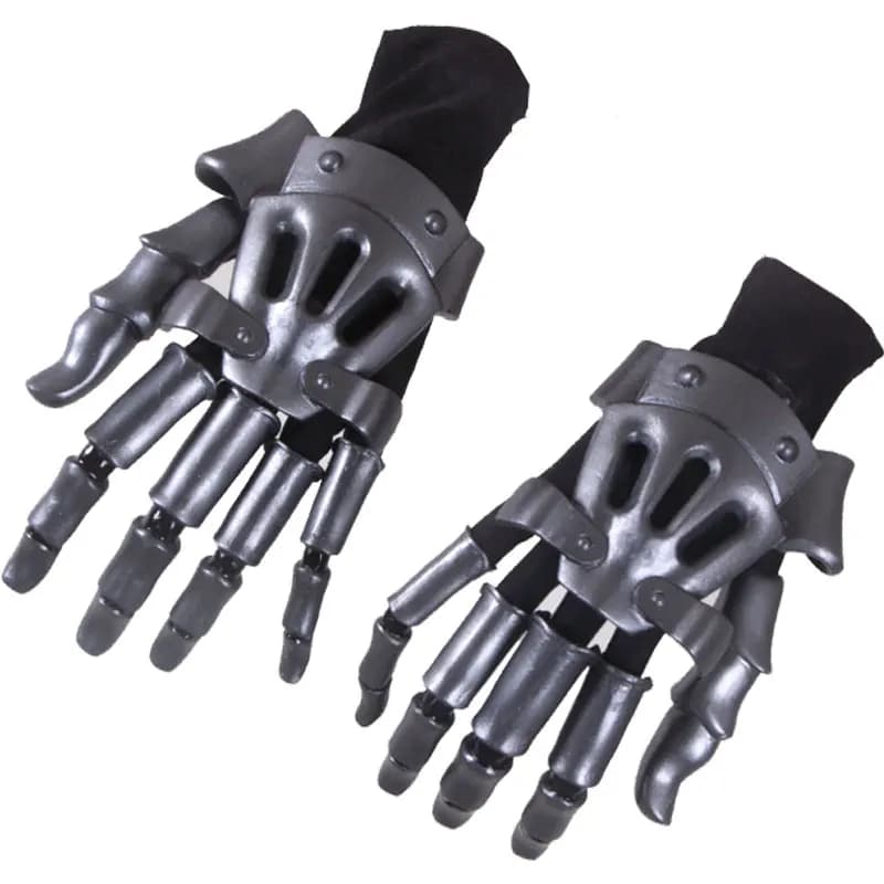 Accessoires de cosplay de jardin en verre d'anime, gants d'armure d'accessoires, membres artificiels, mécanique, Halloween, carnaval, fait à la main