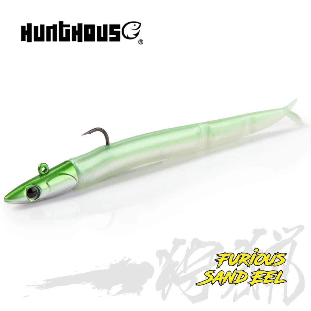 Leurre souple Hunthouse avec tête jig pour la pêche, 105mm/5g, 115mm/9g, 124mm/15g, Easy Shiner Swimbaits bicolore, accessoires pour la pêche au bar et au GT