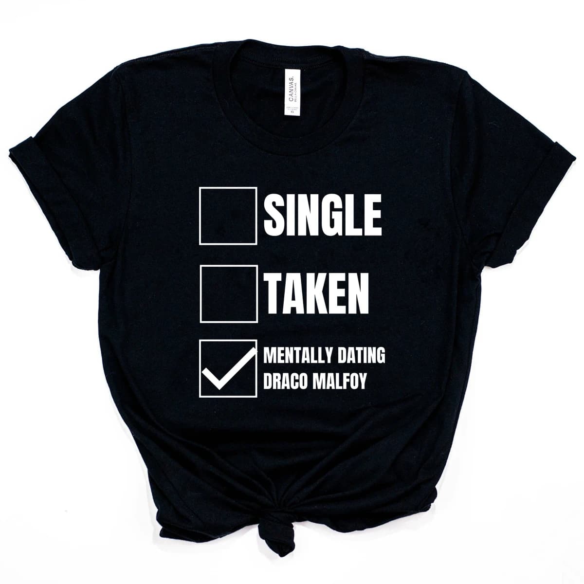 Mentalement rencontres Draco Malfoy T-shirt drôle liste de contrôle chemise Cool Serpentard Malfoy chemise école de magie assistant T-shirt hauts Hipster