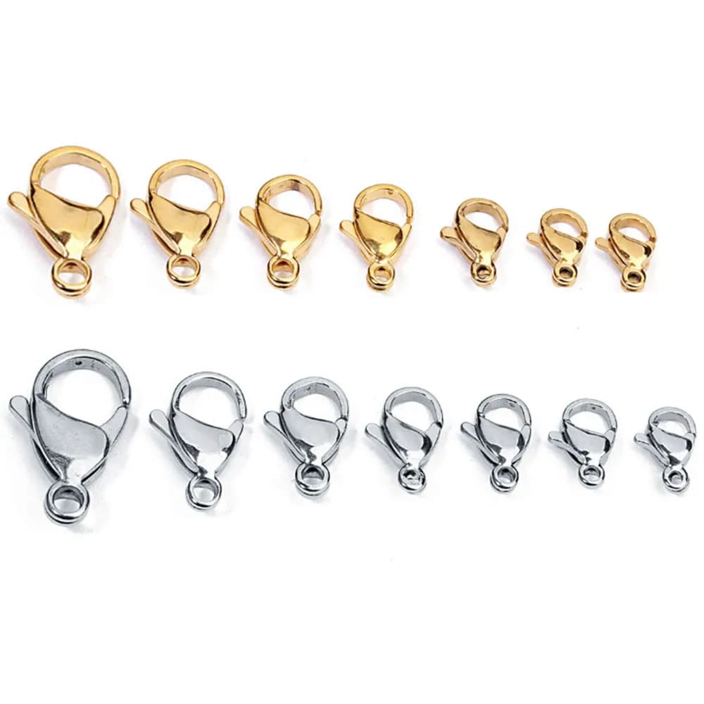 Boucles d'oreilles en acier inoxydable, 20 pièces, vente en gros, 2 couleurs, bijoux à la mode, sans plomb/dégrad