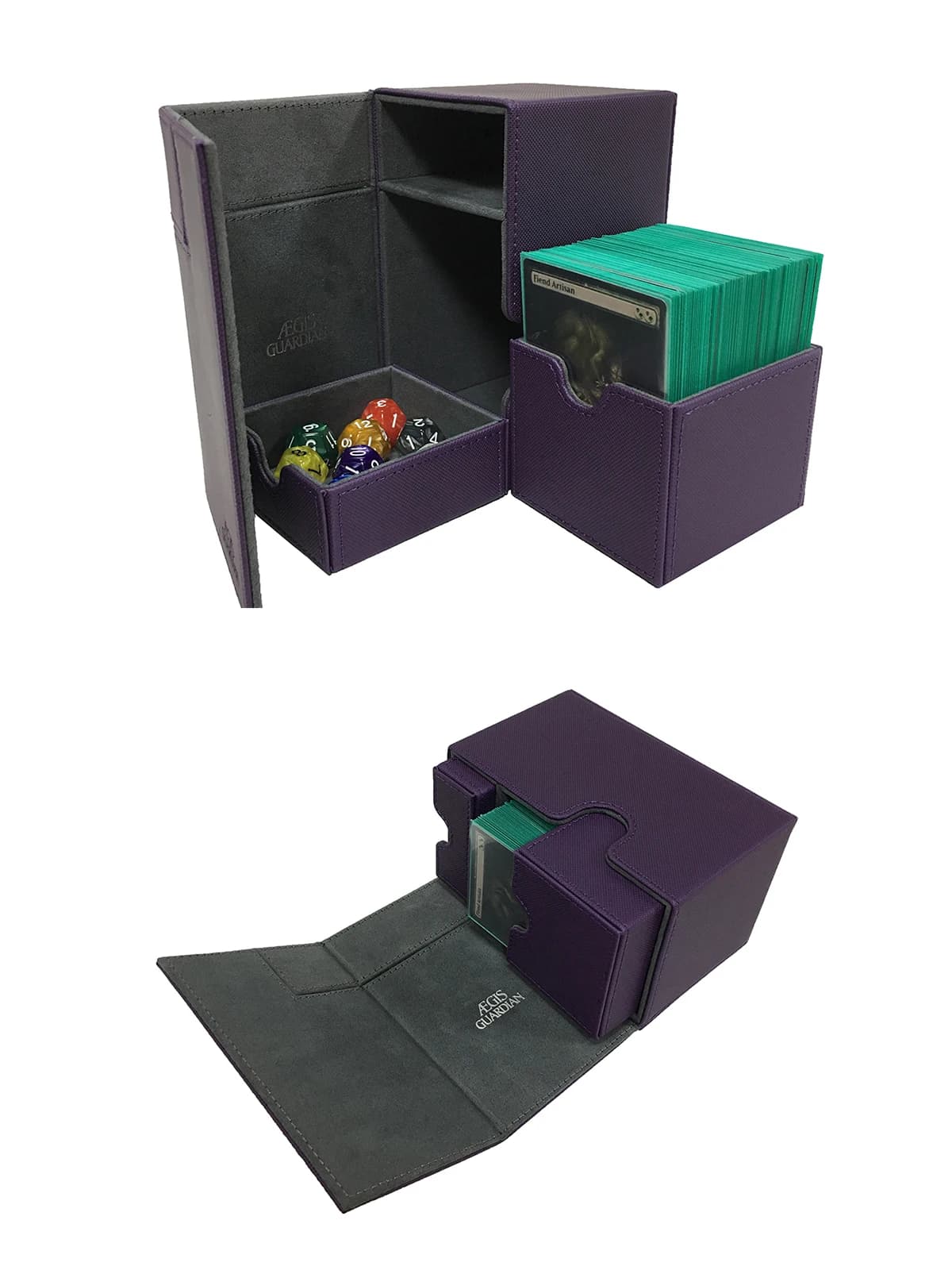 Boîte de rangement pour cartes AEGIS GUARDIAN 100+ TCG, étui de collection pour cartes Mtg Yugioh