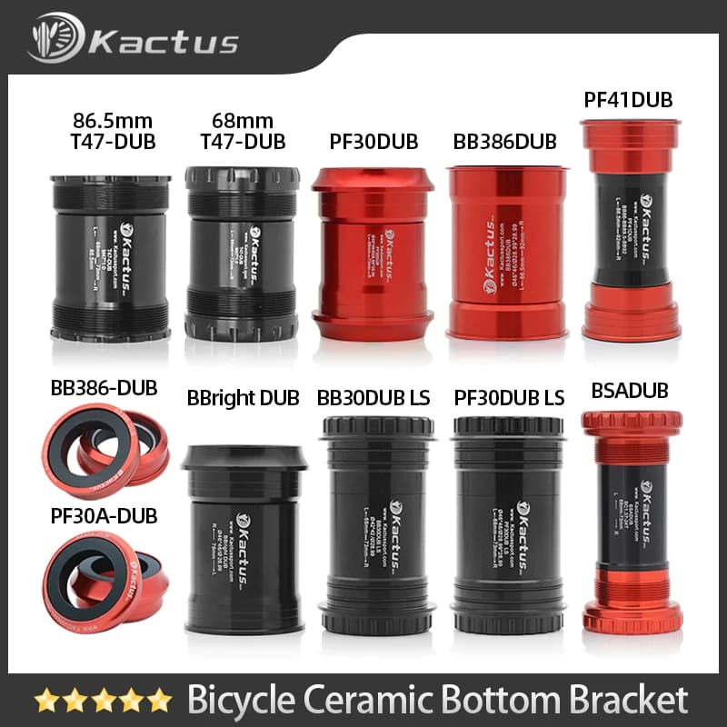 Kactus DUB support de pédalier pour SRAM DUB pédalier plateau vtt/pièces de vélo de route roulement en céramique Pressfit support de pédalier de vélo