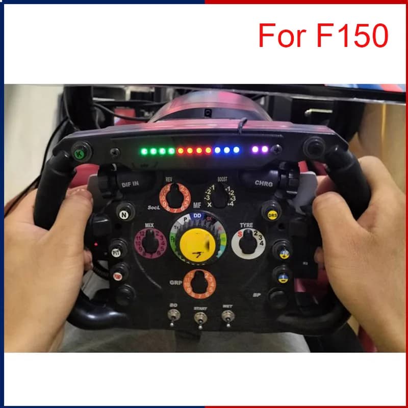 Pour Thrustmaster T300RS/GT 599 TSPC R383/P310 volant Simracing jeu de voiture PC USB compteur de vitesse lumière affichage LED numérique