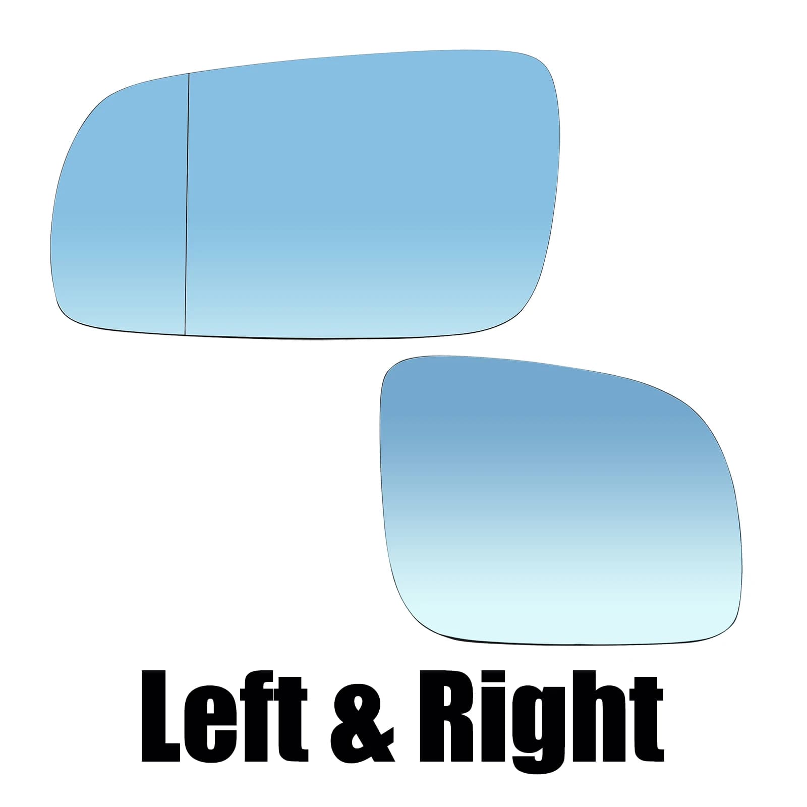 Rétroviseur extérieur convexe, rétroviseur latéral droit, vue arrière en verre bleu, magasins A JETTA, Volkswagen Golf MK4, 1996-2004