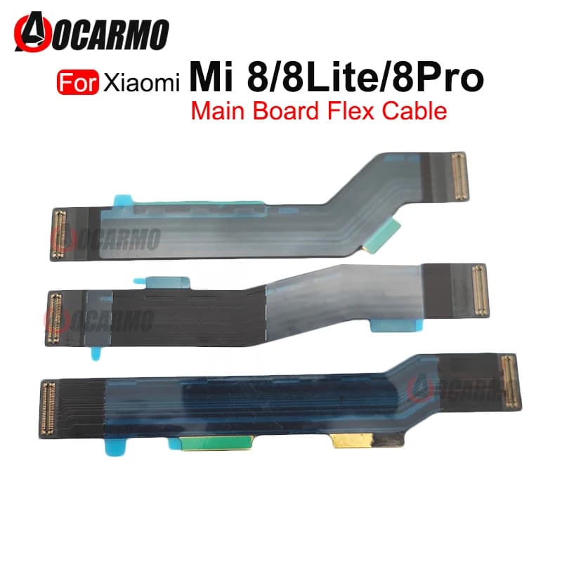 Aocarmo – connecteur de carte mère pour Xiao mi 8 Lite/Pro mi 8 Explorer Edition Mi8, câble flexible, pièces de rechange