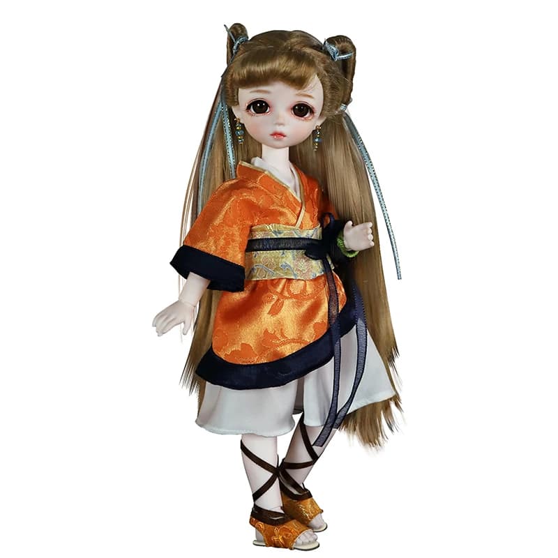 DBS – poupée articulée mécanique style chinois, 1/6, BJD Qin's Moon, avec maquillage, yeux, vêtements, chaussures, 30cm