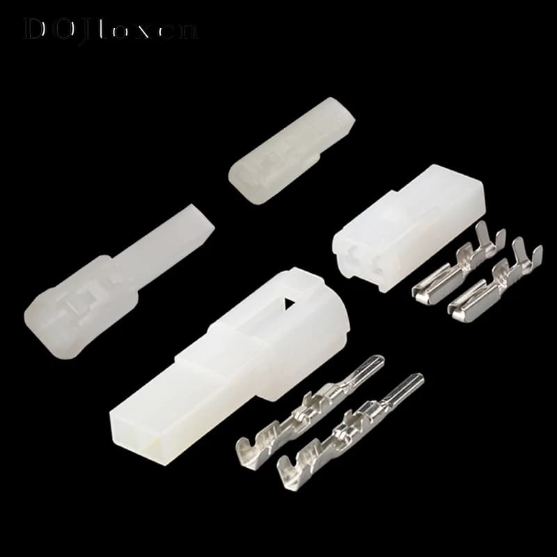 Connecteurs de câblage électronique de moto, connecteurs SFP, blanc, mâle, femelle, auto, 1/2 broches, 7122-1520, 7123-1520, 2 ensembles, 5 ensembles, 10 ensembles, 20 ensembles, 50 ensembles