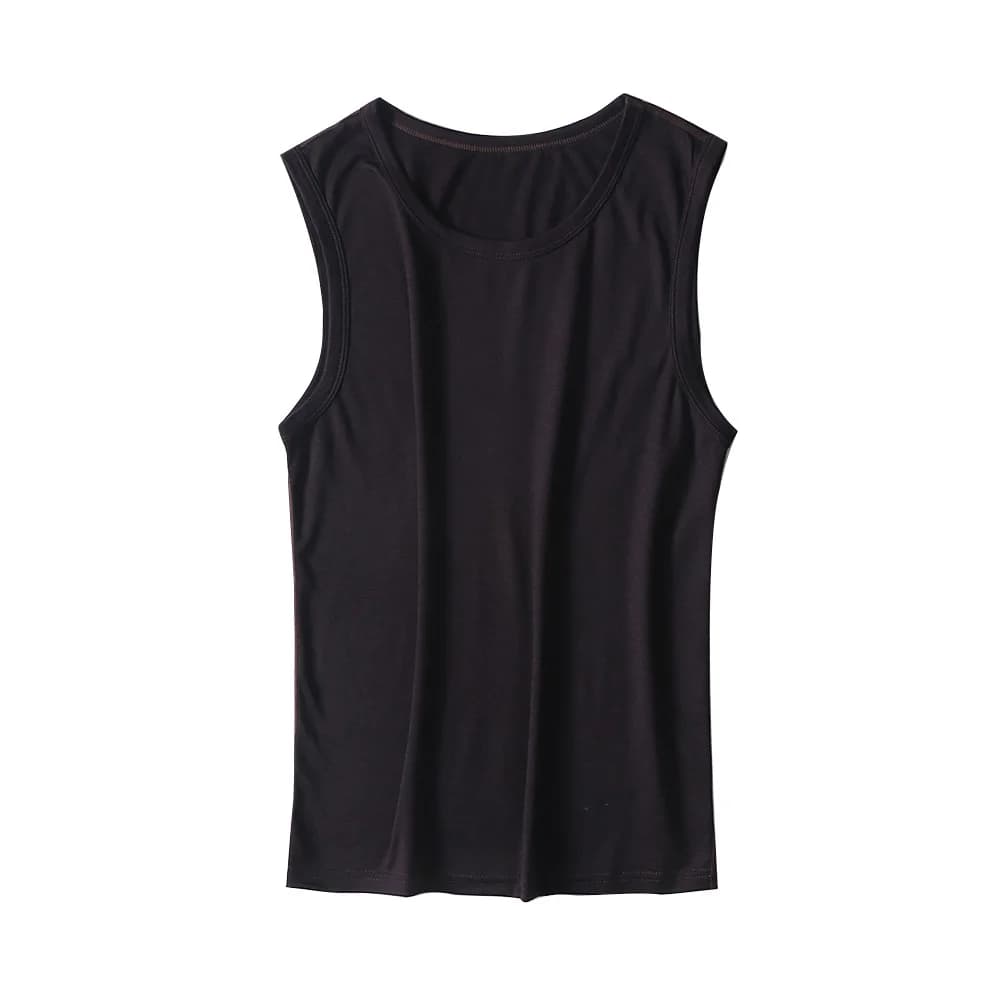 100% laine mérinos hommes débardeur chemise sans manches couches de base doux à côté de la peau confortable à l'extérieur