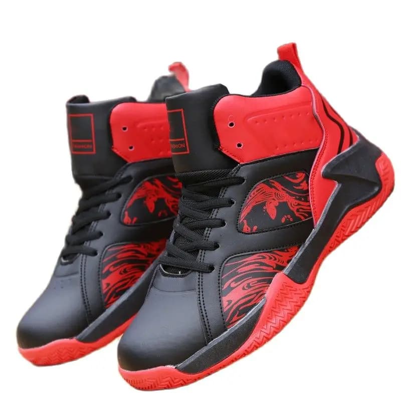 Chaussures de basket-ball pour hommes, chaussures de sport à tige haute, amortissantes, chaussures athlétiques pour hommes, baskets noires confortables, Zapatillas, meilleures ventes