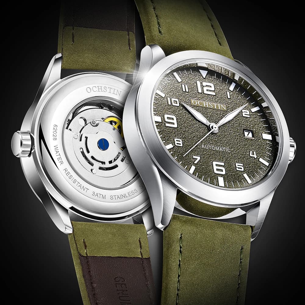 OCHSTIN hommes montre mécanique automatique de luxe tenue décontractée militaire Sports de plein air armée hommes montres étanche mâle horloge