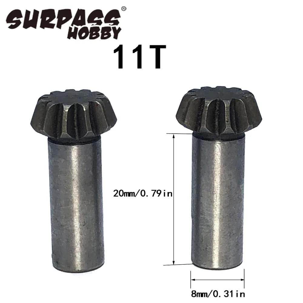 Engrenages de pignon ZD Racing 1/8 8060 pour voitures télécommandées ZD Racing 9116 MT8 9020 9021 9071 9072 9205 1/8