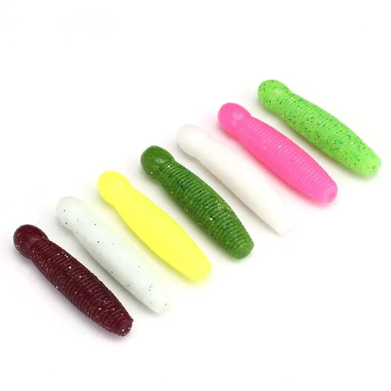 PURELURE Long Shot Submerged Potatoes Floating Water Soft Bait Pupa Flying Soft Insects for Black Bass Hunting