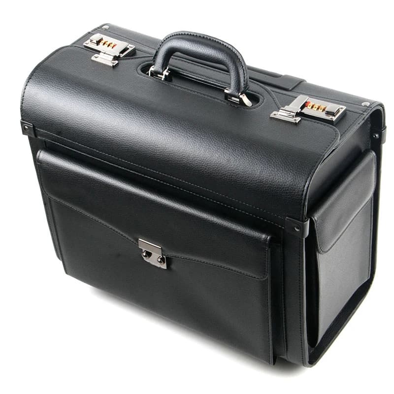 Valise de cabine pour agent de bord, valise à roulettes, bagage de voyage 16/19 pouces, pour hommes et femmes, en PU, valise de voyage d'affaires