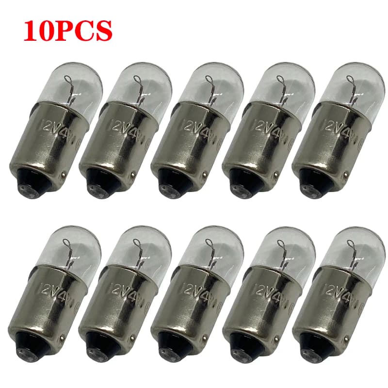 Ampoules halogènes de voiture T4W Tklift Ba9s, clignotants d'origine, feux de stationnement, lampes de dégagement, ampoules de barrage, 12V, 4W, 10 pièces