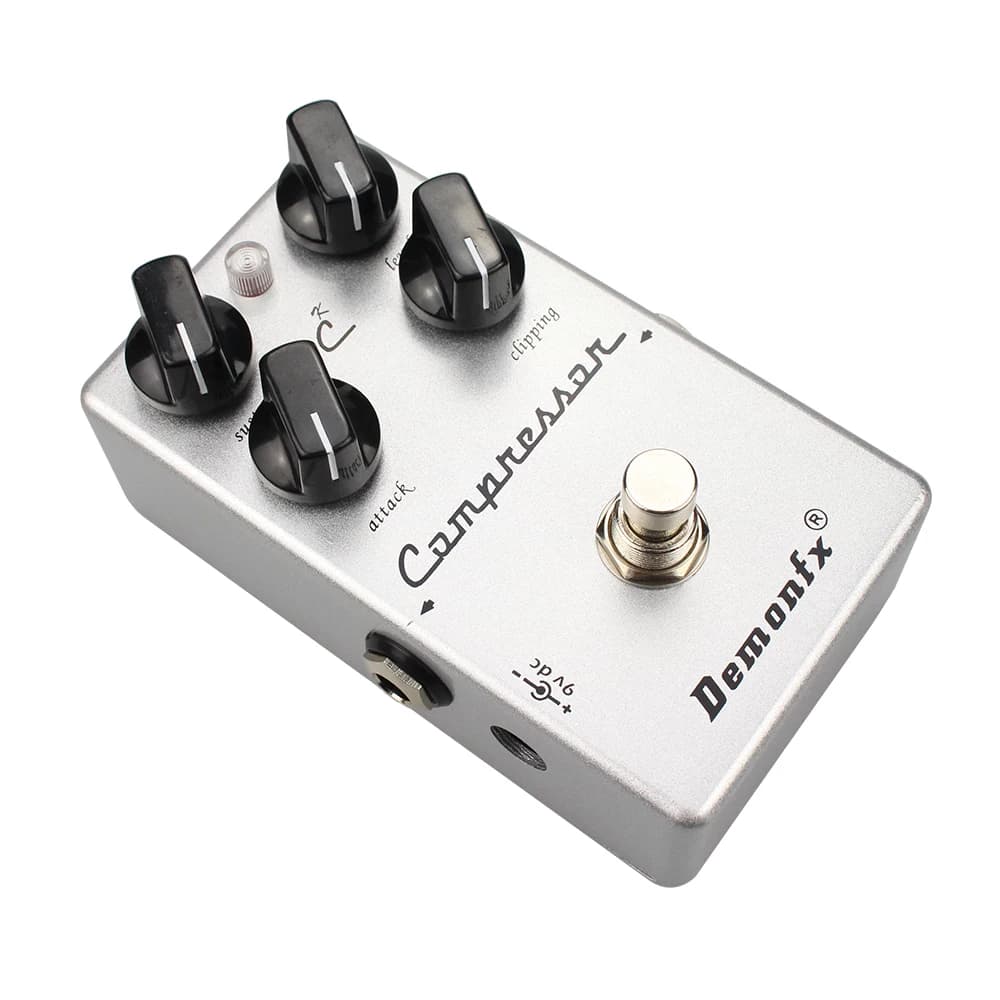 Pédale d'effet de guitare Demonfx CK (C4) de haute qualité, compresseur, contrôle à 4 boutons pour l'ingénierie sonore et la production musicale