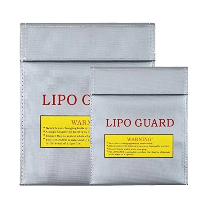 Sac de sécurité ignifuge pour batterie LiPo, 180x230mm/230x300mm, sac de Charge sûr, sac de jouets pour pièces de bateau de voiture de Drone RC