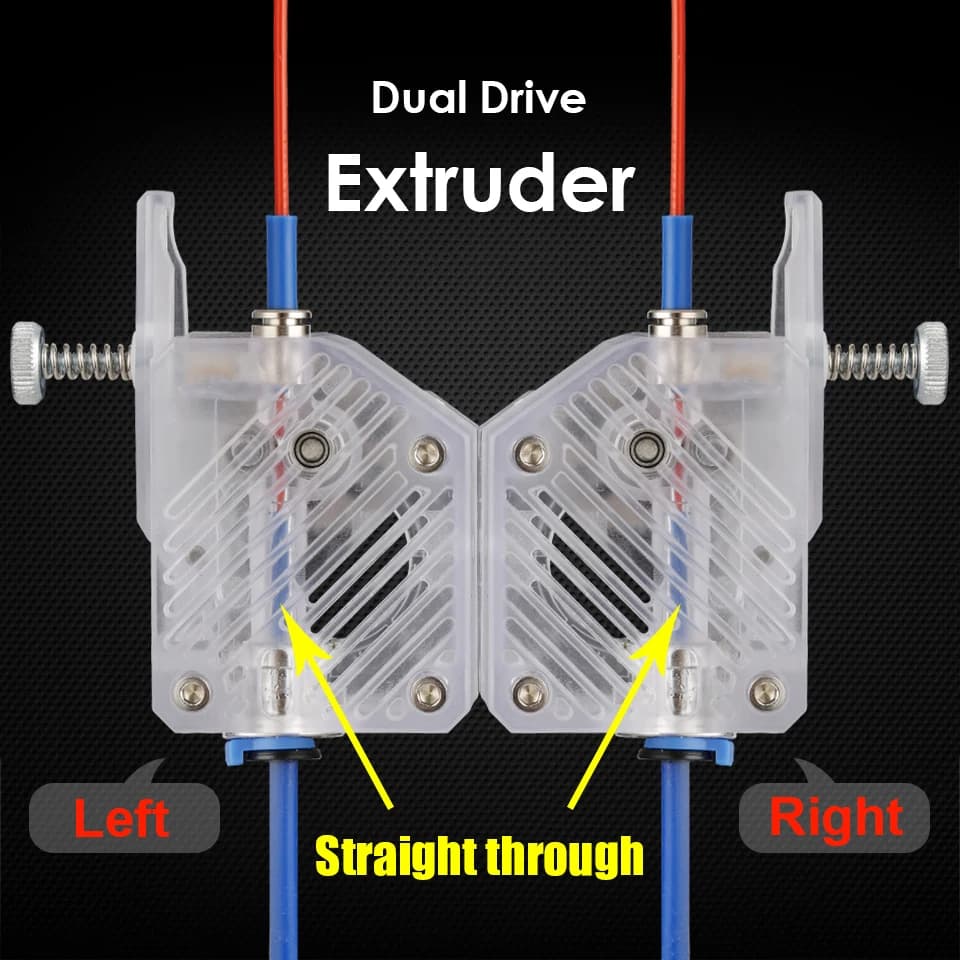 DDE – extrudeuse à double entraînement, extrudeuse Bowd DDG clonnée Btech pour imprimante 3D Mk8 Anet A8 Cr-10 Prusa I3 Mk3 Ender 3