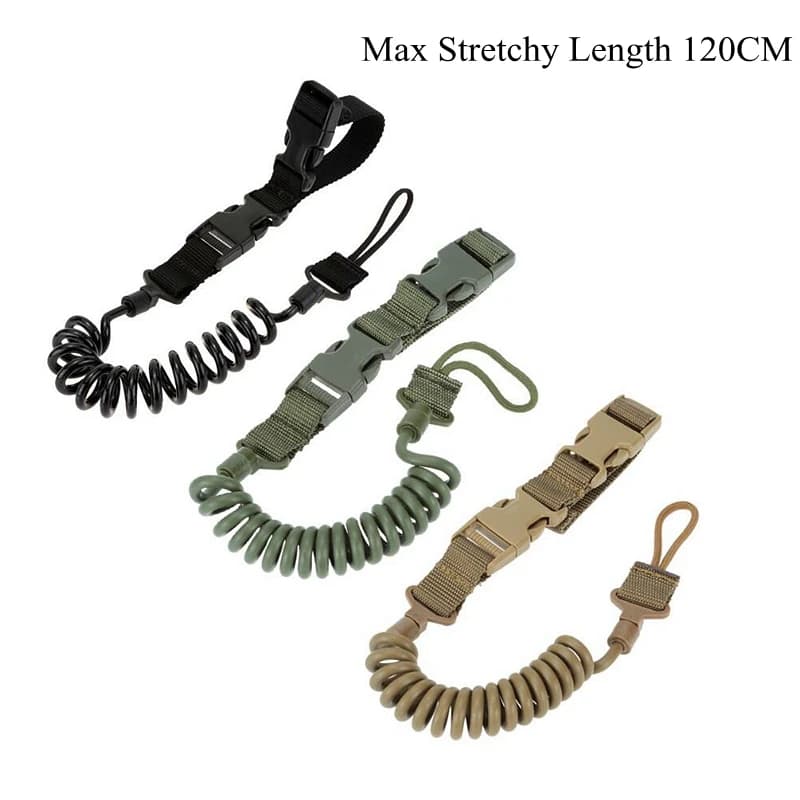 DulCamping-Sangle de ULà ressort réglable, sangle de chasse, escalade en plein air, sécurité, anti-perte, accessoires de chasse