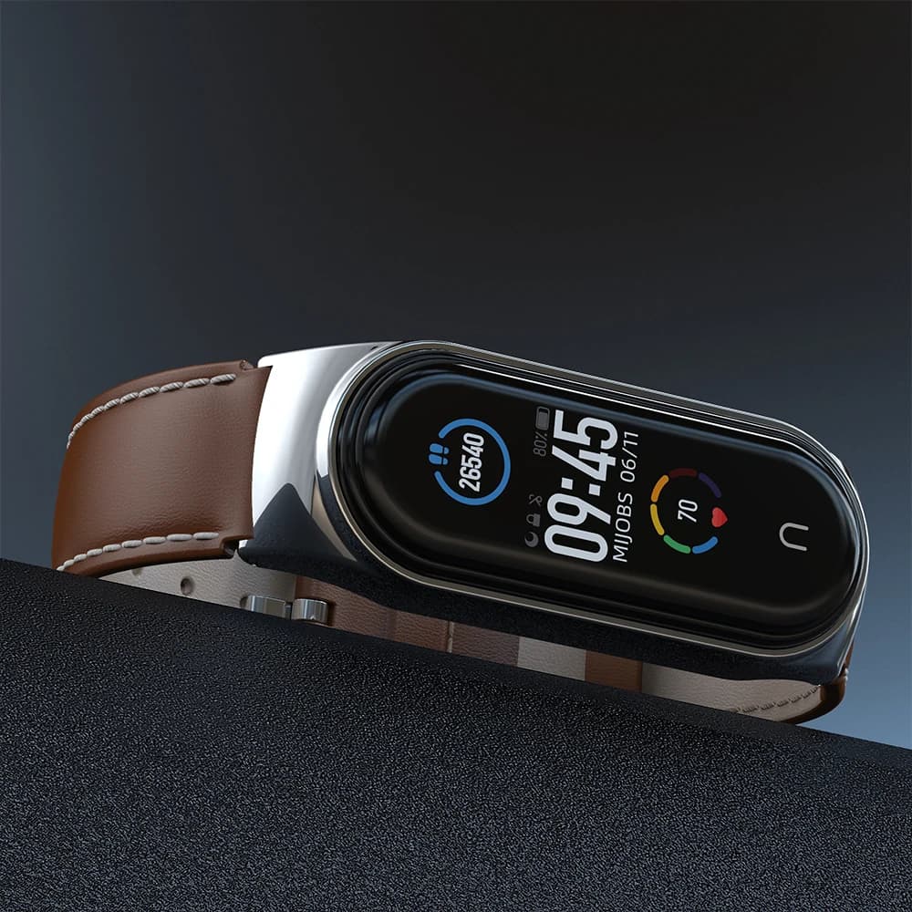 Pour Mi Band 10 9 8 7 6 5 Bracelet en cuir pour Xiaomi Mi Band 9 Bracelet Miband 8 7 6 5 bracelets nouveau Style Bracelet Mijobs Design