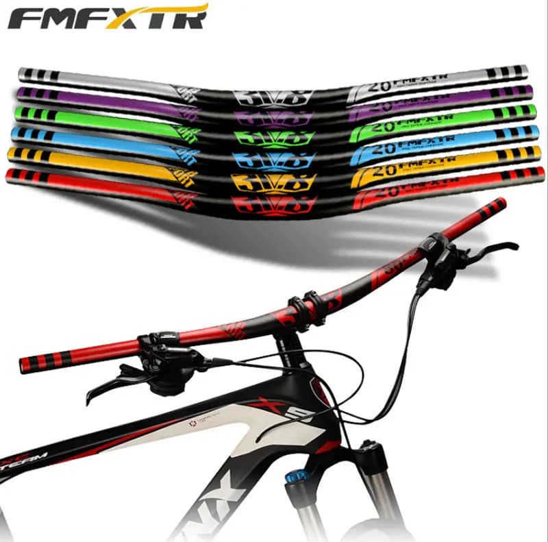 Fressing-Guidon de vélo droit en alliage d'aluminium, pour descente, VTT, ultraléger, 720/780mm, adapté à 31.8mm, haute qualité