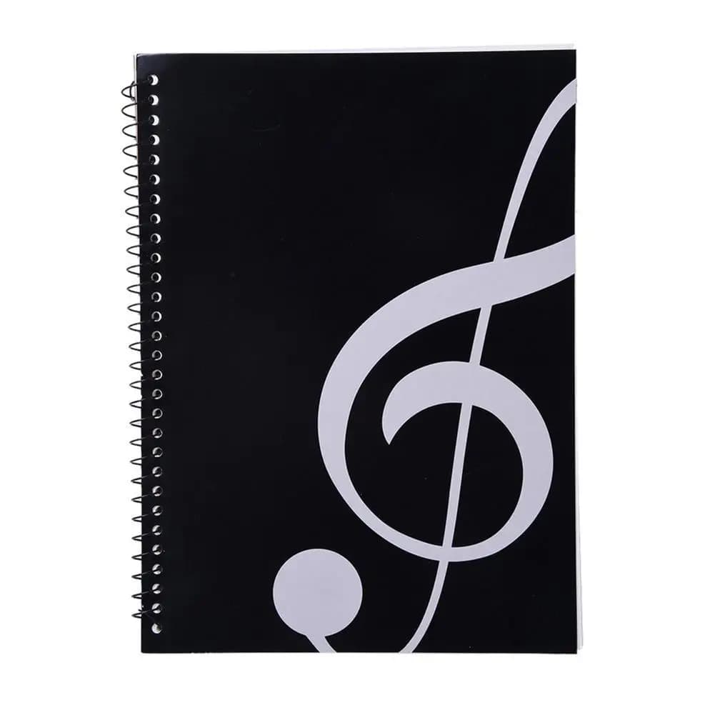 Cahier à spirale de feuille de musique Liberty, papeterie de manuscrit du personnel, cahier d'exercices utilisé pour la composition itude, écriture recto-verso, 50