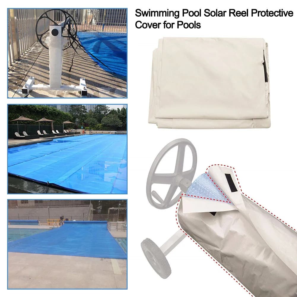 Couverture de piscine, imperméable, anti-poussière, protection UV, rouleau solaire, rouleau de protection, couverture solaire, outil de piscine