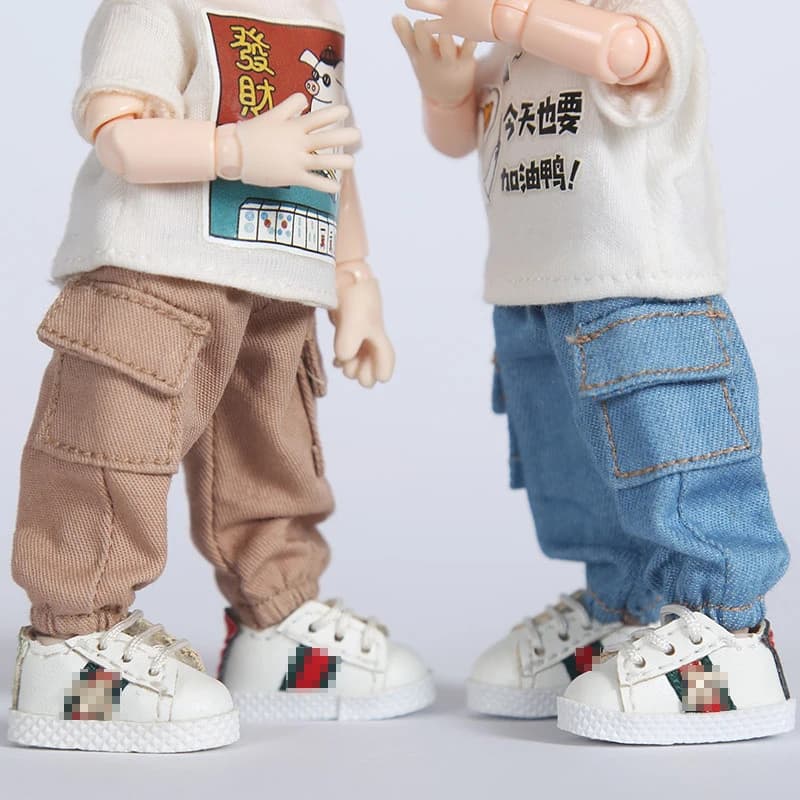 Vêtements OB11, accessoires pour poupées BJD 1/12, combinaison, pantalon, t-shirt à manches courtes pour Molly, GSC, Obitsu 11, Body9, YMY.