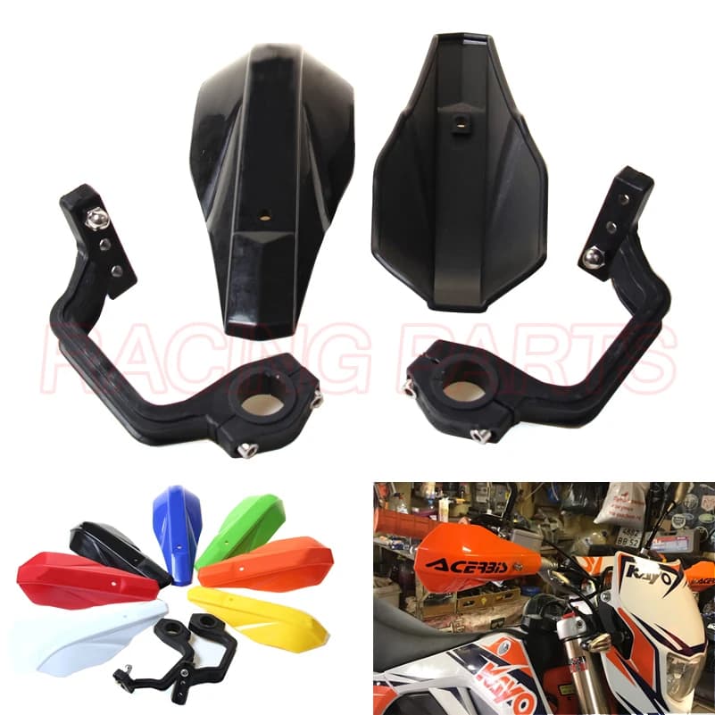 Protège-mains en plastique pour guidon, protection pour moto tout-terrain, moto de rue, motocross, VTT