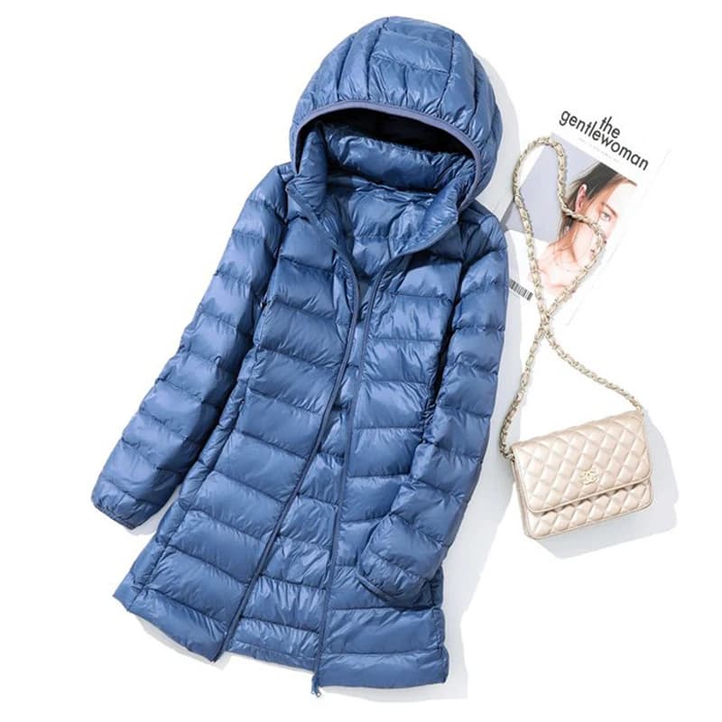 SEDUTMO – doudoune longue pour femme, manteau d'hiver, Parka Ultra légère, fine, bouffante, Slim, décontractée, à capuche, ED1580