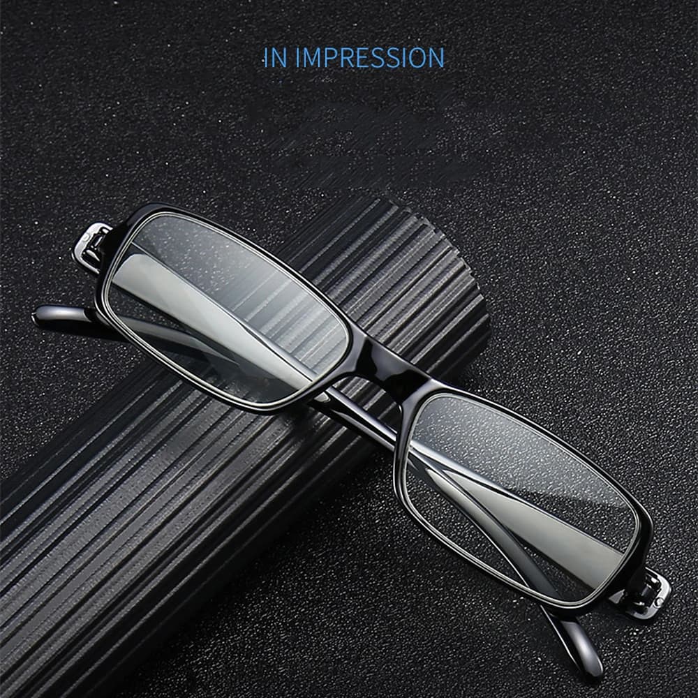 CLARA VIDA 2 Paires!!! Lunettes de lecture ultralégères TR90 rectangulaires sans vis, Anti-lumière bleue, pour hommes et femmes + 1.0 + 1.5 + 2.0 à + 4.0