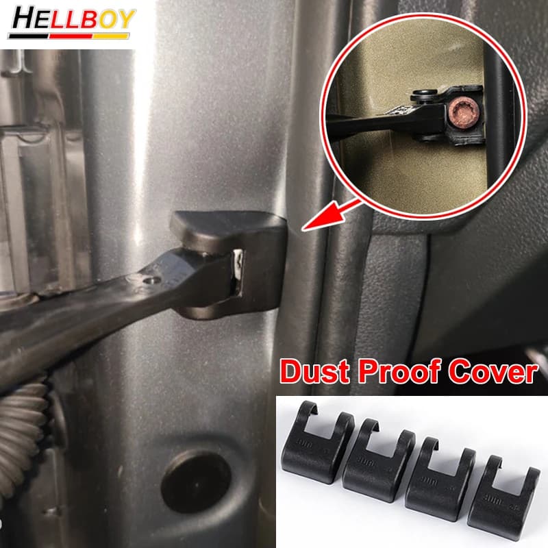 Protecteur de butée de serrure de porte de voiture, autocollant de couverture pour AUDI A3, 8V, 8P, A4, B8, A5, S5, Horizon C6, A7, Q3, Q5, Q7, TT, accessoires de sangle de contrôle de porte, 4x