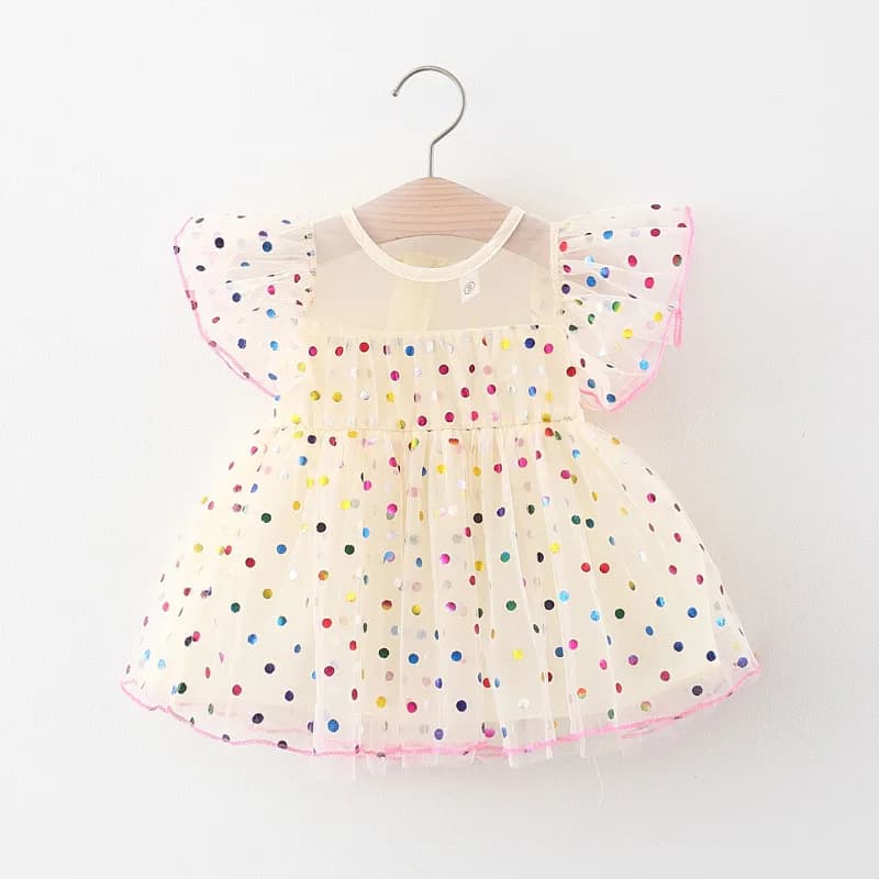 Robe d'été pour bébés filles, vêtements d'été pour bébés de 1 an, tenue de princesse pour anniversaire, 2021