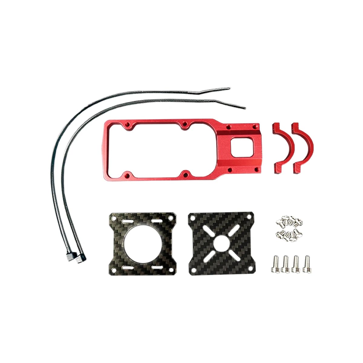 Accessoires de bricolage pour Drone, cadre de quadricoptère, pièces de 20mm 22mm 25mm, Tube de carbone, base de moteur en alliage d'aluminium