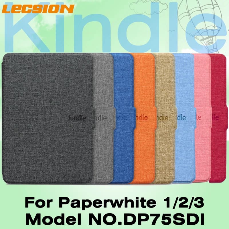 Étui de protection pour livre électronique Kindle Paperwhite 3 2 1 DP75SDI 5e 6e 7e génération 2012/2013/2015/2017 version Funda Capa