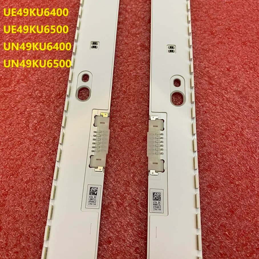 Rétroéclairage LED pour Samsung UA49KU7000W UE49KU6400 UE49KU6500 UN49KU6400 UN49KU6450 UN49KU6500 UA49MU6500 UE49MU6500 UE49MU6470