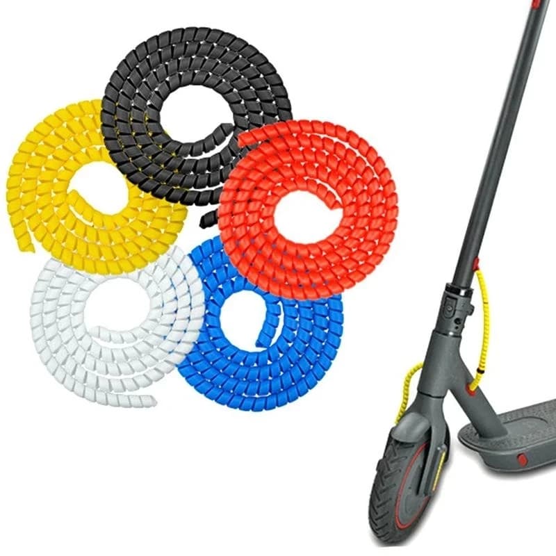 Enrouleur de câble de scooter pour vélo électrique Xiaomi M365, protecteur de ligne, protection de fil, tuyau d'enroulement rond