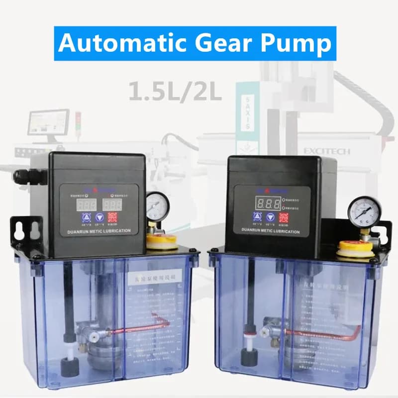 Pompe à lubrifiant CNC entièrement automatique, sculpture fine, machine de moulage par injection, décharge de volume, équipement de lit, 1,5 L, 2L
