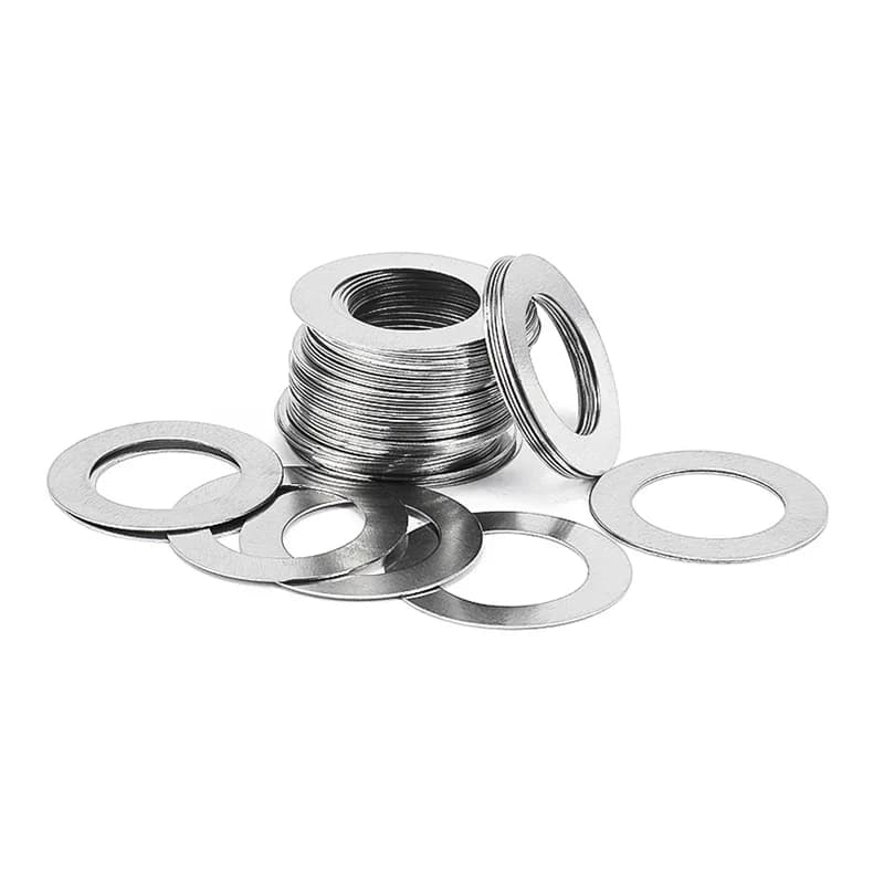 0.1/0.2/0.3/0.5/1mm M2 M3 M4 M5 6 à M40 DIN988 réglage en acier inoxydable joint de cale de précision ultra-mince rondelle plate Ultra mince
