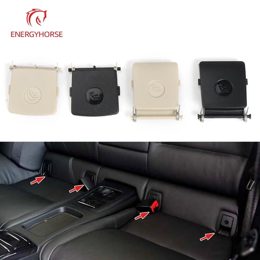 Injecteur de Siège Arrière de Voiture pour BMW M3, Couverture de Sécurité ISOFix, Garniture pour BMW Série 3 E92 E93, Juste de Retenue pour Enfant, 52206970744