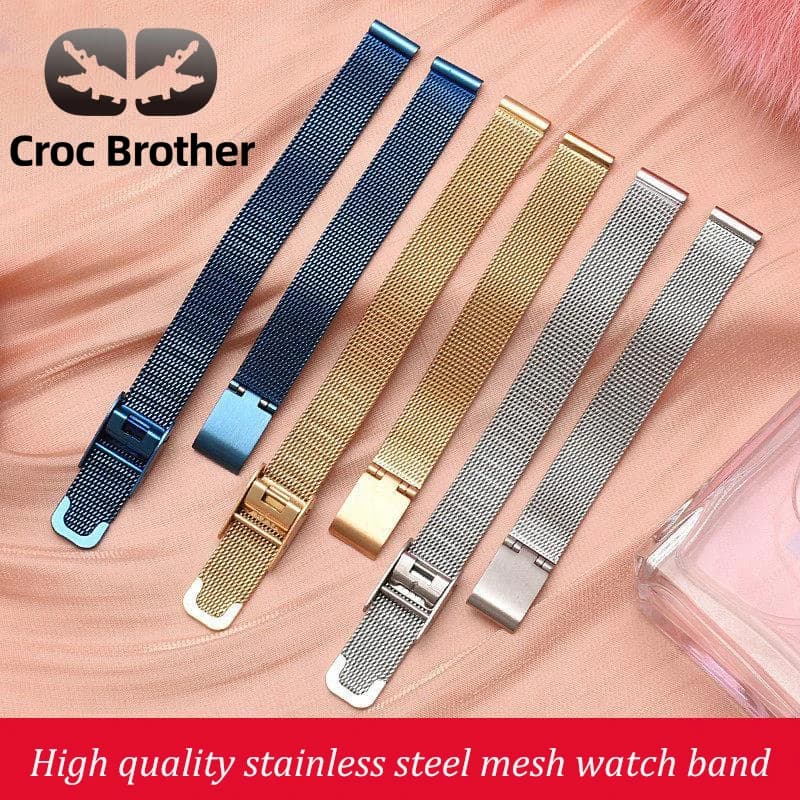 * Haute qualité * bracelet de montre DW 8mm 10mm 12mm 13mm 14mm 15mm 16mm 17mm 18mm 19mm 20mm 21mm 22mm 24mm accessoires de bracelet milanais