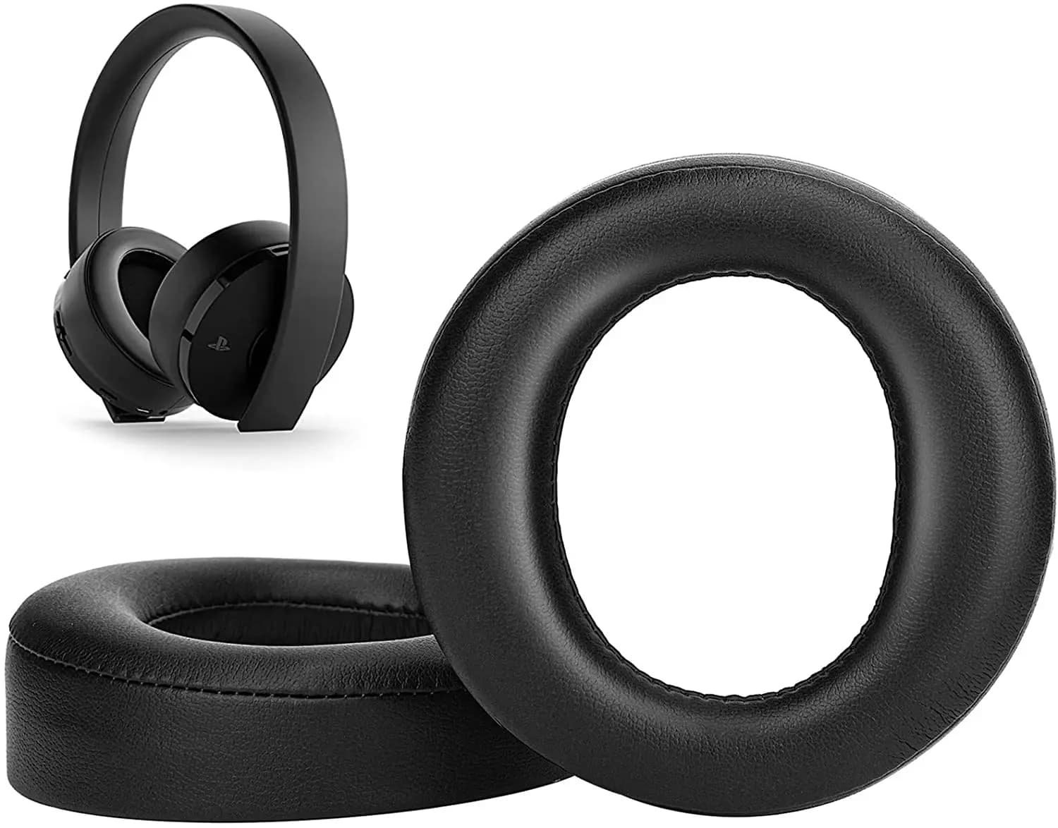 Remplacement Oreillettes Compatible avec Sony Nouvelle Or Sans Fil Playstation PS4 Casque, 2018 Version Modèle CUHYA-0080