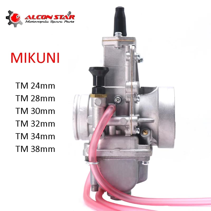 Alconstar-Mikuni TM24 TM28 TM30 TM32 TM34 TM38mm moto Flachschieber Vergaser TM série pour Kawasaki KX125 KX150 CR250
