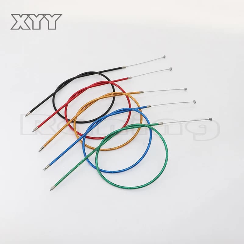 Câble d'accélérateur à gaz rouge/noir/or/bleu, pour 43cc 47c 49cc Super Pocket Mini Moto Dirt Bike ATV Quad Mini moto rcycle cross